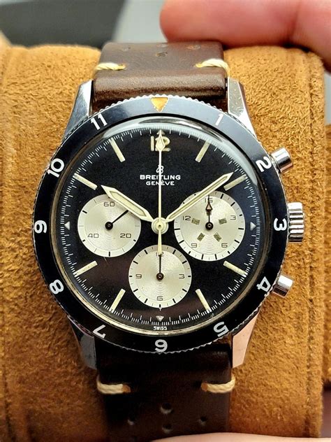 Vintage 1967 Breitling 765 CP All Original, Unpolished REDUCED